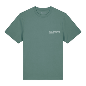 Picture of Womens Organic Relaxed-Fit T-shirt in Eucalyptus Green