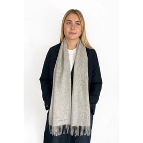 Picture of 100% Organic Cashmere Scarf - Heather Grey