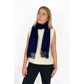 Picture of 100% Organic Cashmere Scarf - Midnight Blue