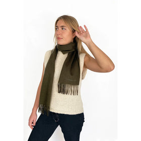 Picture of 100% Organic Cashmere Scarf - Military Olive