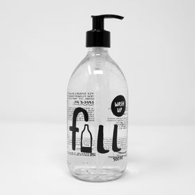 Picture of Wash Up 500ml Glass Bottle + Pump - Ginger