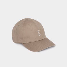 Picture of The Cheeky Chap Beige Smiley Baseball Cap