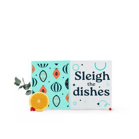 Picture of Sleigh The Dishes All-Purpose Sponge Cloths (2 pack)