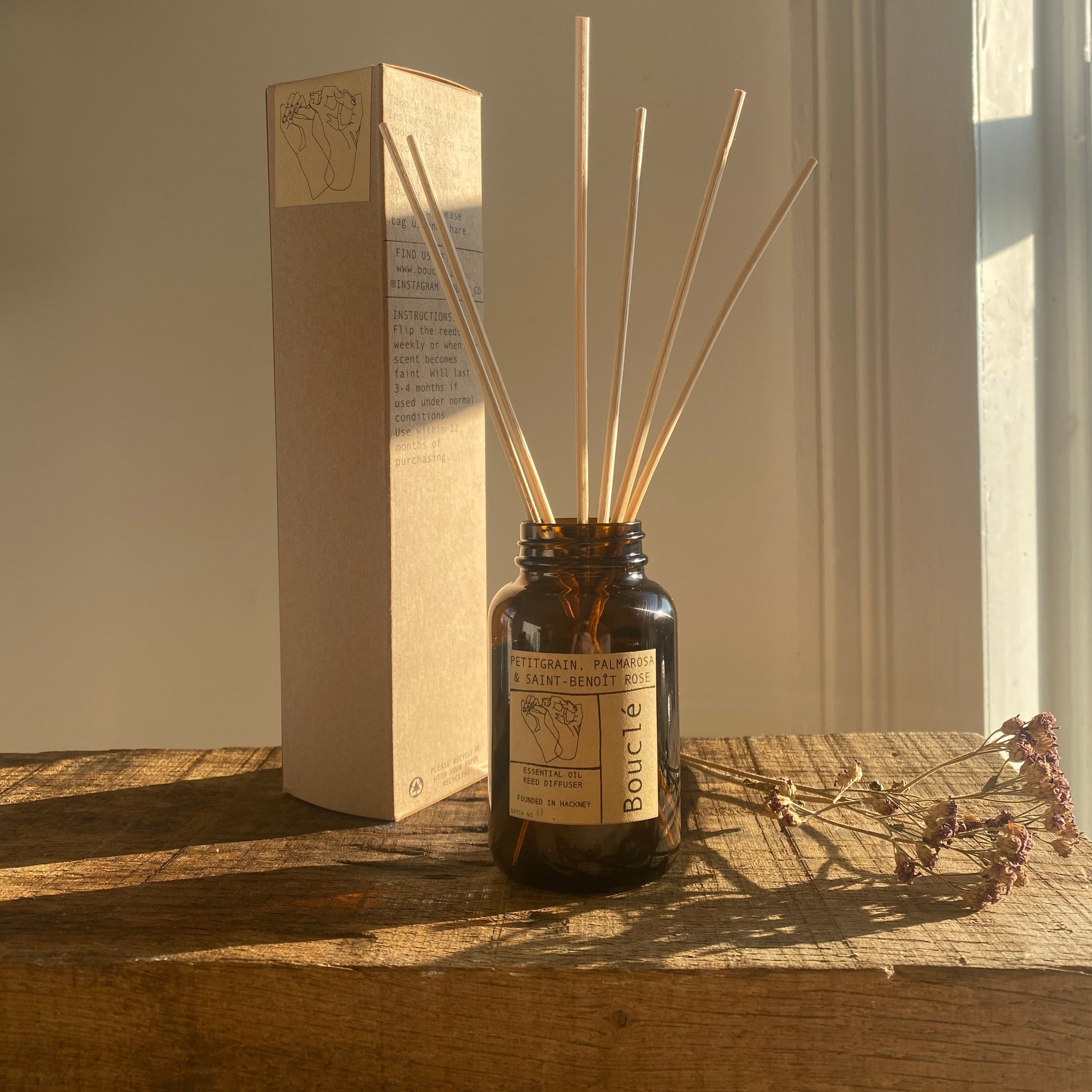 Product picture of Essential Oil Rattan Reed Diffuser | Bouclé