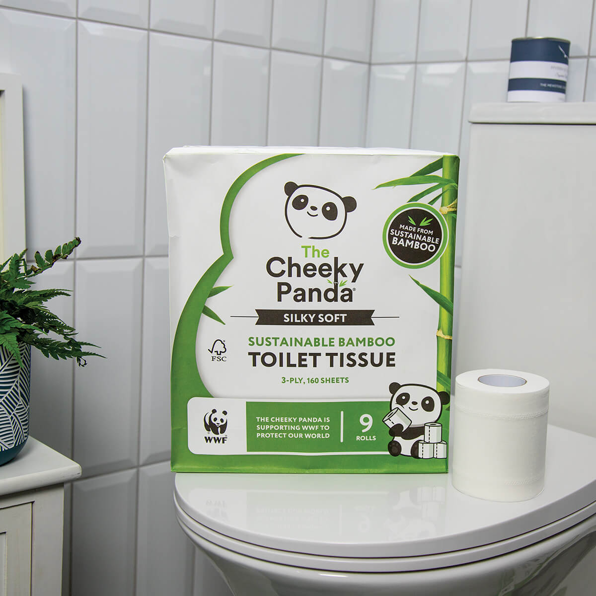 Bamboo Unwrapped Toilet Paper 24