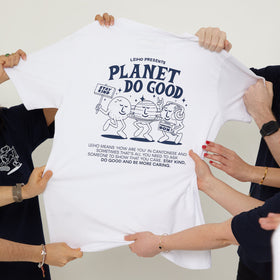 Picture of Planet Do Good White Organic Cotton Graphic T-shirt