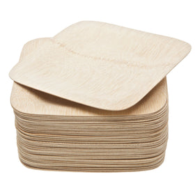 Picture of Reusable Bamboo Square Plates