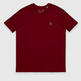 Picture of Burgundy Chest Logo T-Shirt