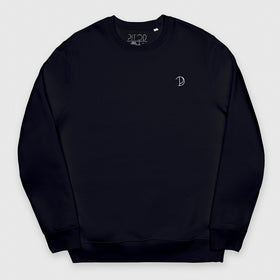 Picture of Black Embroidered Logo Sweatshirt