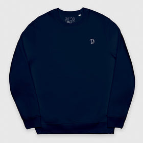 Picture of Navy Embroidered Logo Sweatshirt