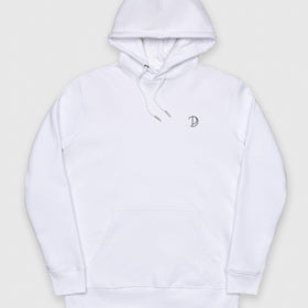 Picture of White Embroidered Logo Hoodie