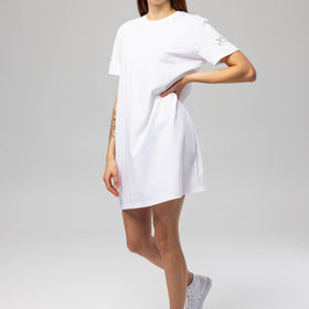 Picture of White Logo T-Shirt Dress