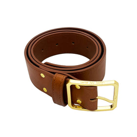 Picture of Under Her Eyes Griselda Corn Leather Jean Belt in Tan
