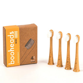Picture of booheads - 4PK - Bamboo Electric Toothbrush Heads - MINI Edition