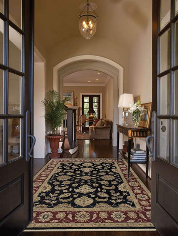 LUXOR CD-39 EBONY Foyer/ Entryway RUG