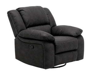 Navaro Swivel Gliding Recliner Black Licorice - Rug & Home