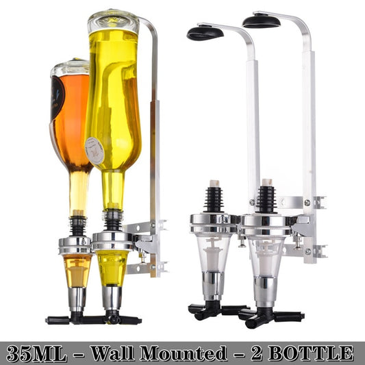 2 Rotatable Bottles Liquor Dispenser – GloryBooze