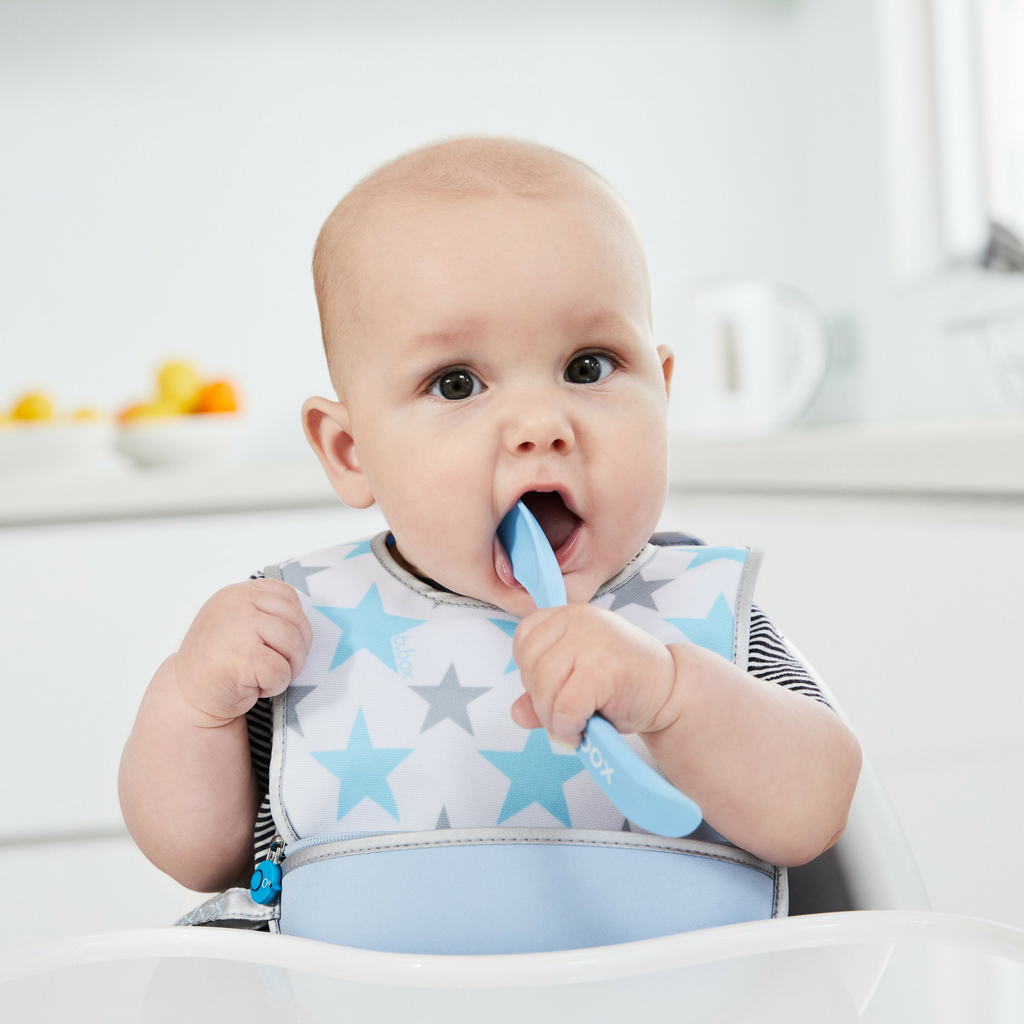 baby with spoon