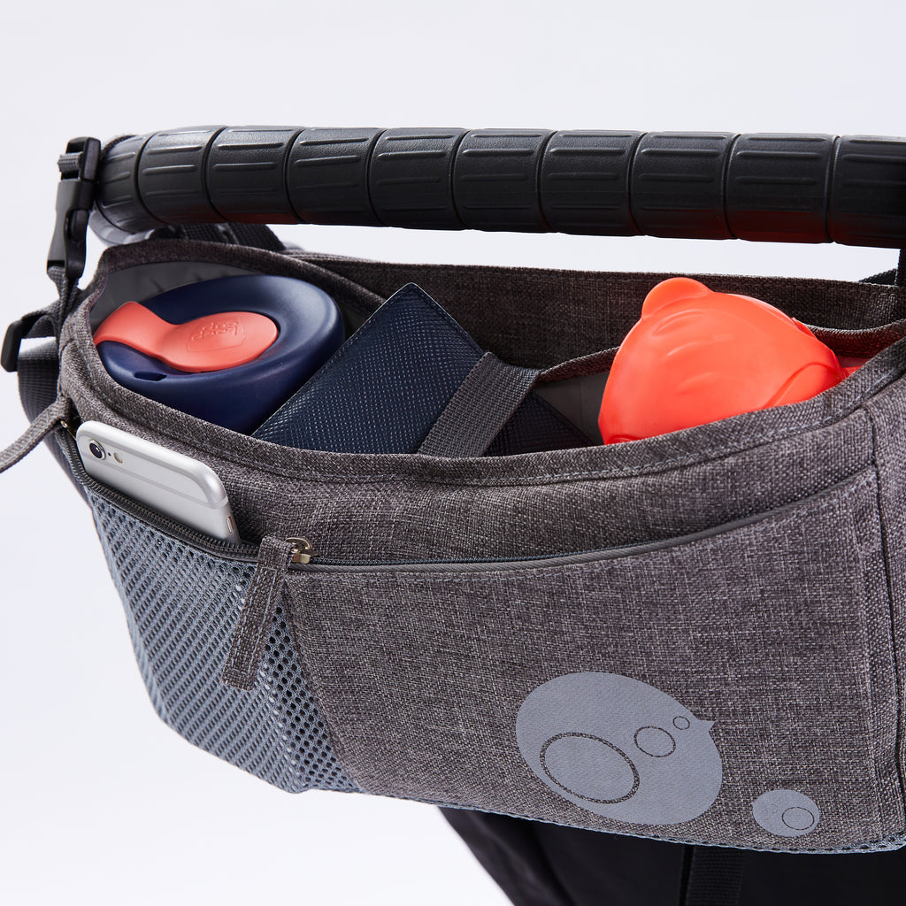 grey pram organiser