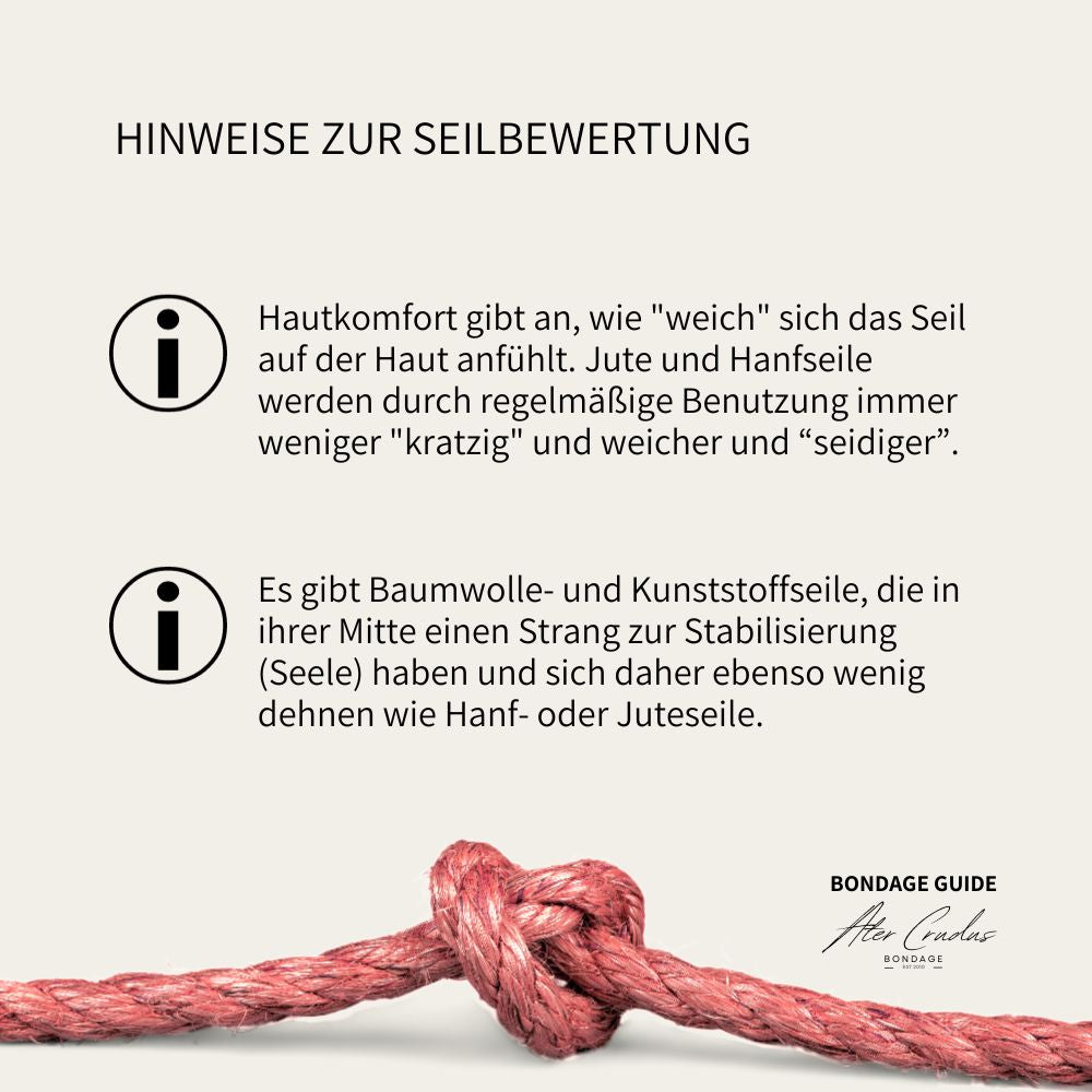 Bondage Seile Bondage Guide by Ater Crudus Seile zum Fesseln