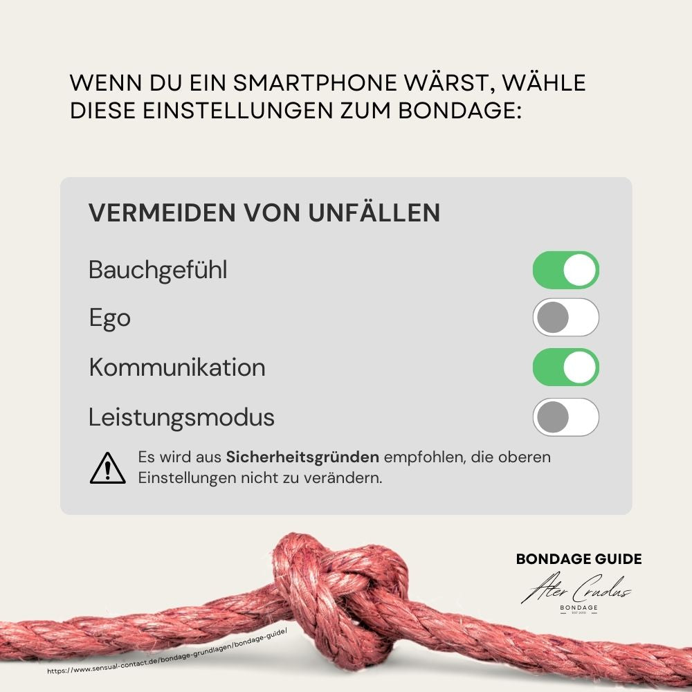 Bondage Tutorial essenzielle Grundlagen beim Fesseln by Ater Crudus