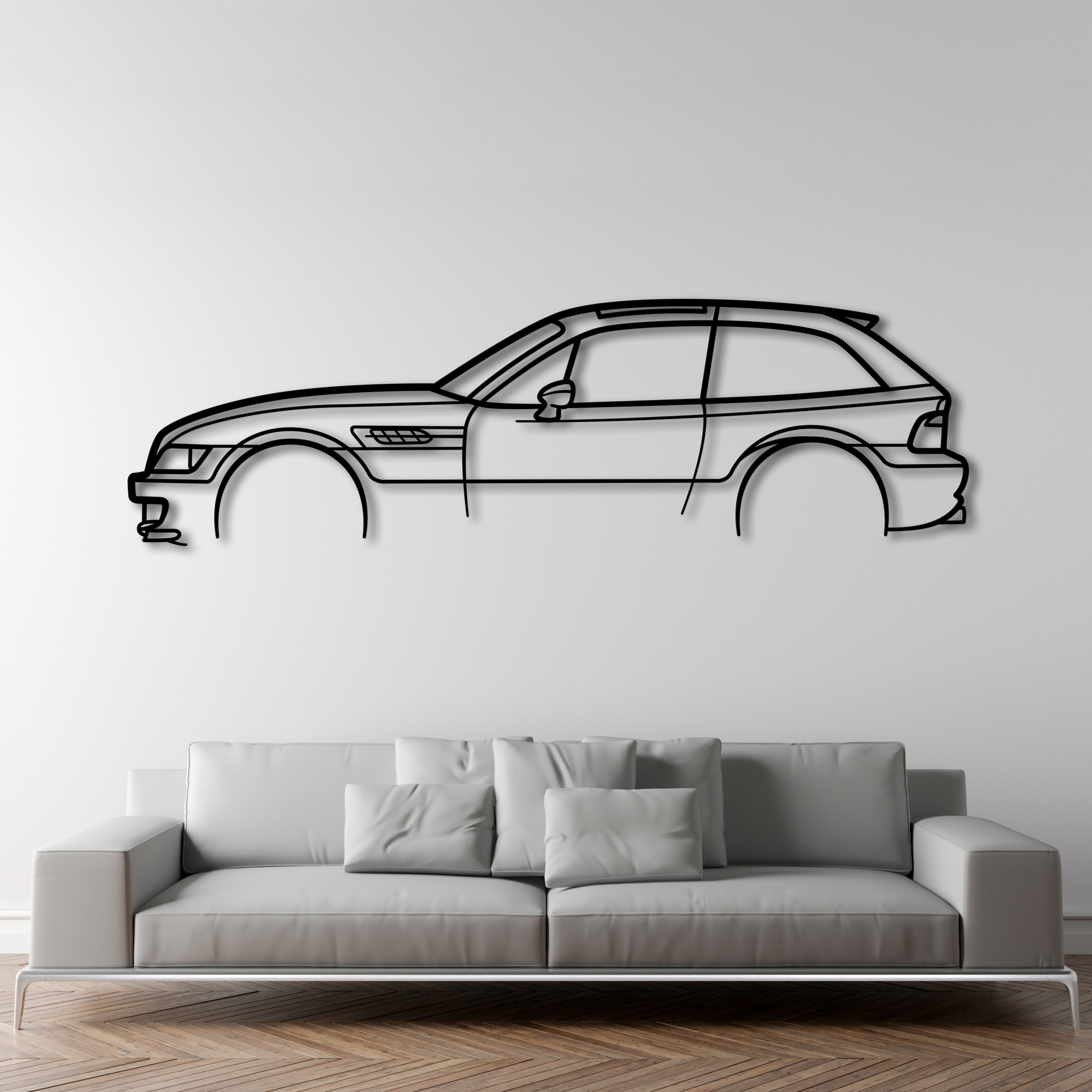 Bmw - z4 g29 - décoration murale en métal - silhouette voiture - 100cm  1791-00-02-00 - Conforama