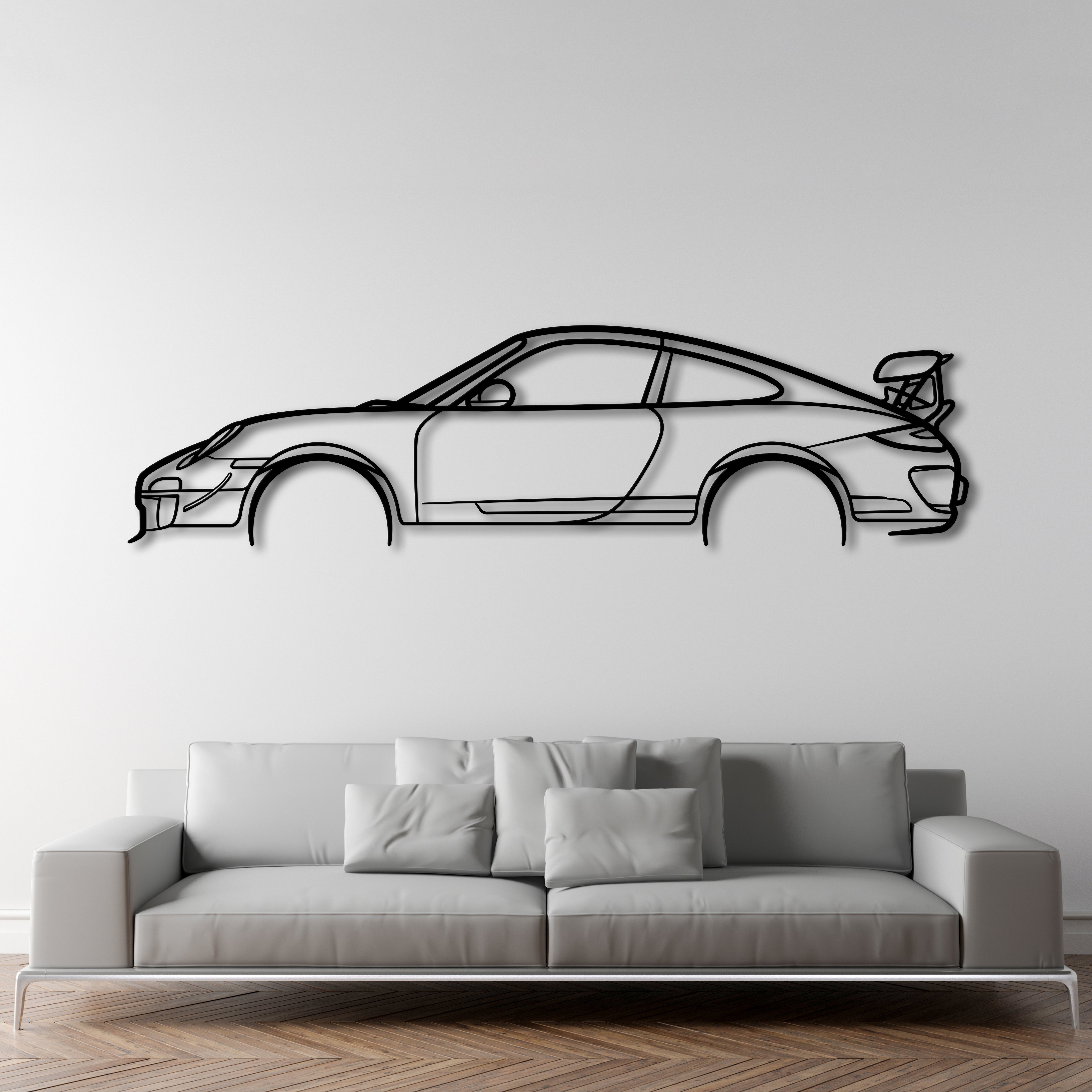 Sticker Porsche Cayman Silhouette