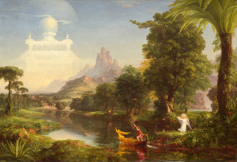 "The Voyage of Life: Youth" by Thomas Cole circa 1842. National Gallery of Art.