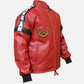 Smokey And The Bandit Burt Reynolds Red Biker Leather Jacket