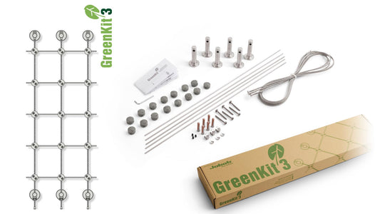 JaKob GreenKits Trellis - The stainless steel plant support for a perfect  greening