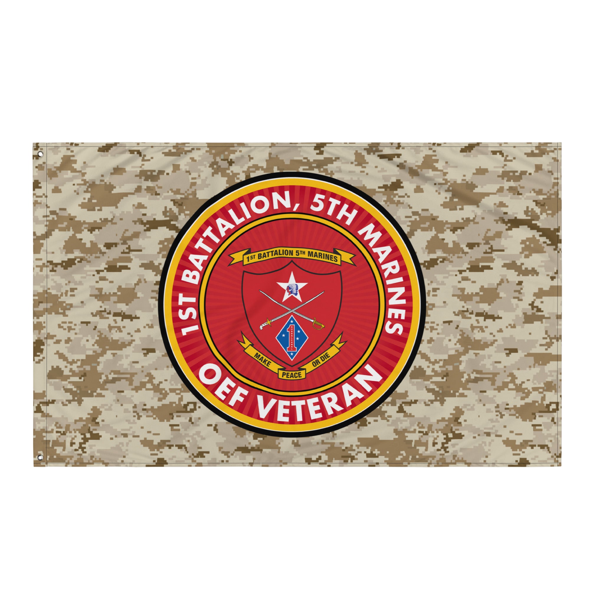1/5 Marines Operation Enduring Freedom Veteran MARPAT Flag