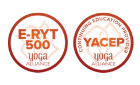 image of Yoga Alliance certifications ERYT500 and YACEP