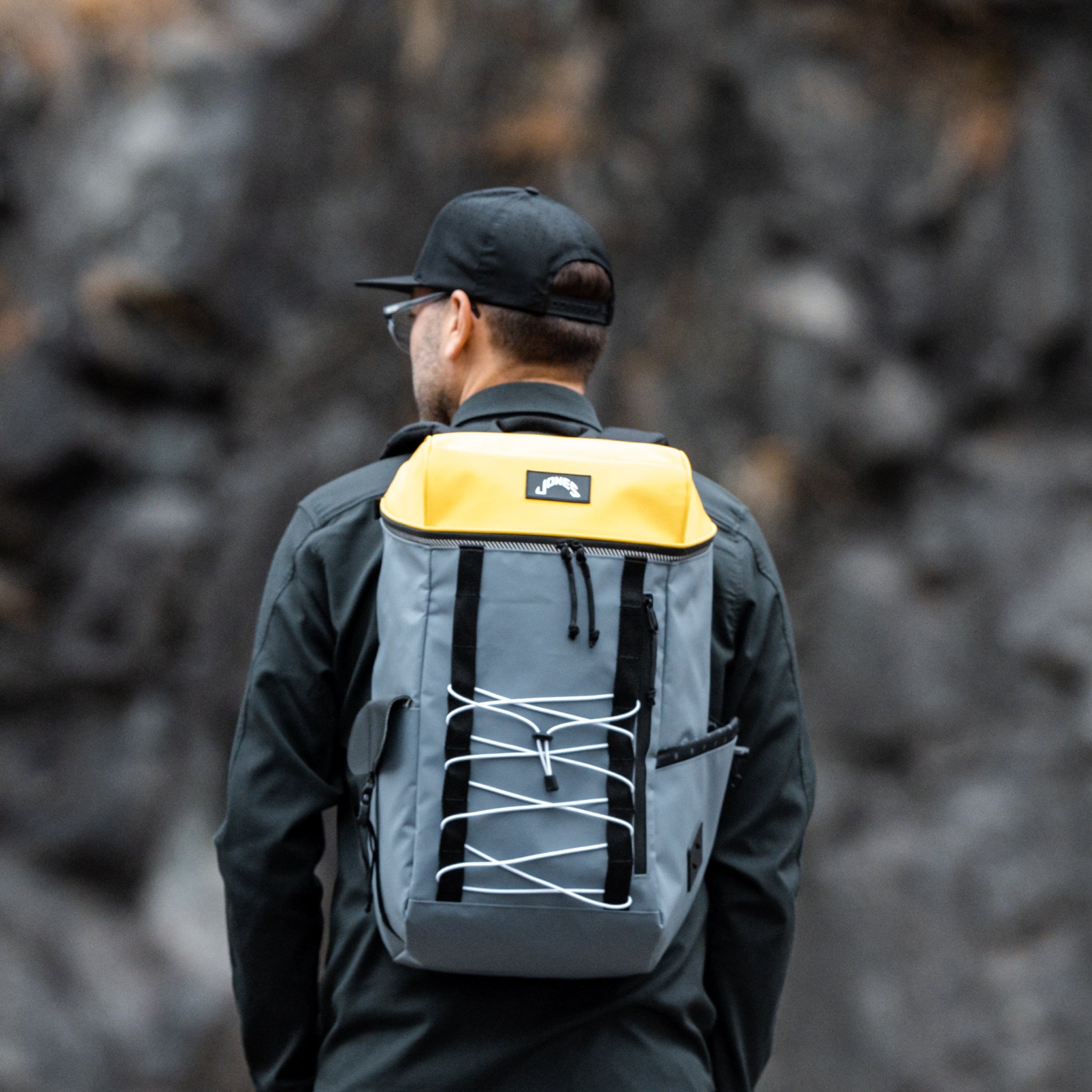 FC Scout Backpack - Cool Gray / Yellow Tarpaulin