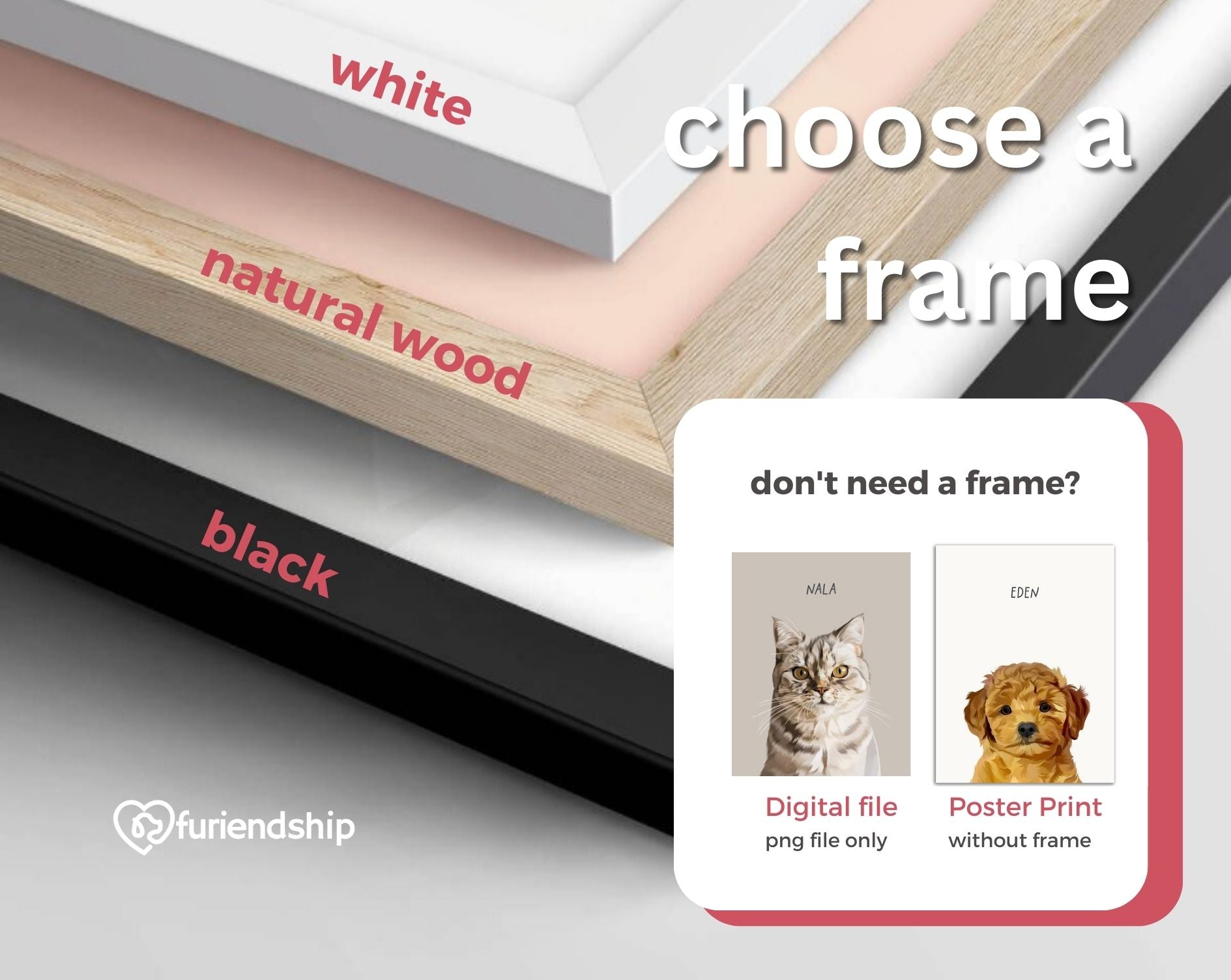 choose a frame at furiendship