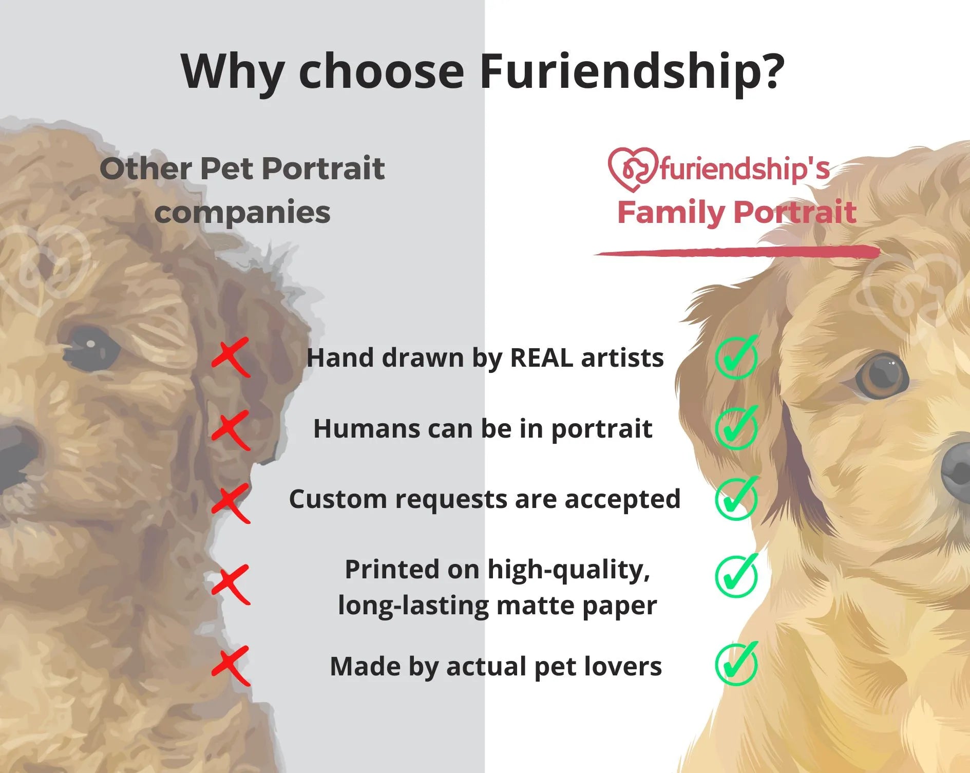 get a custom family pet portrait at furiendship