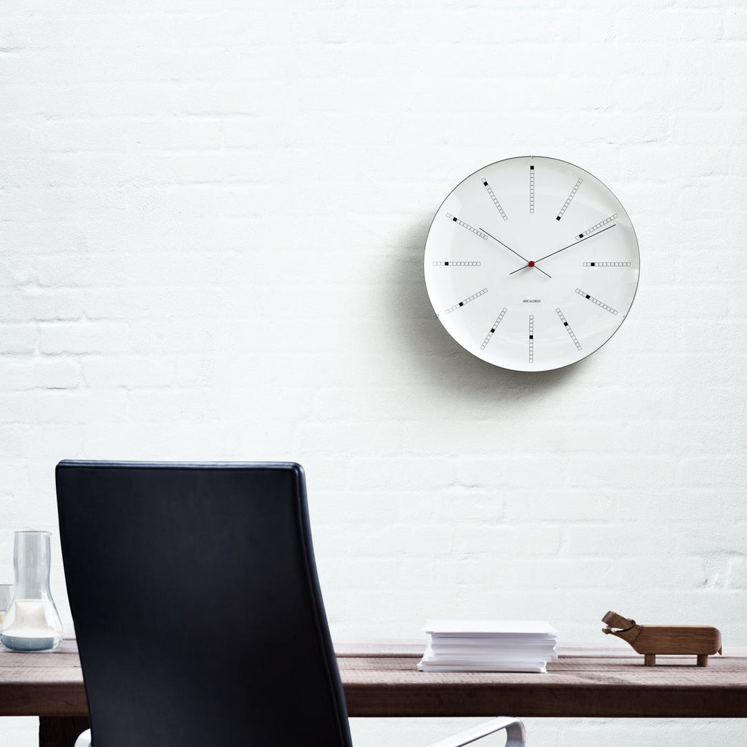 Arne Jacobsen Bankers Wall Clock 12cm