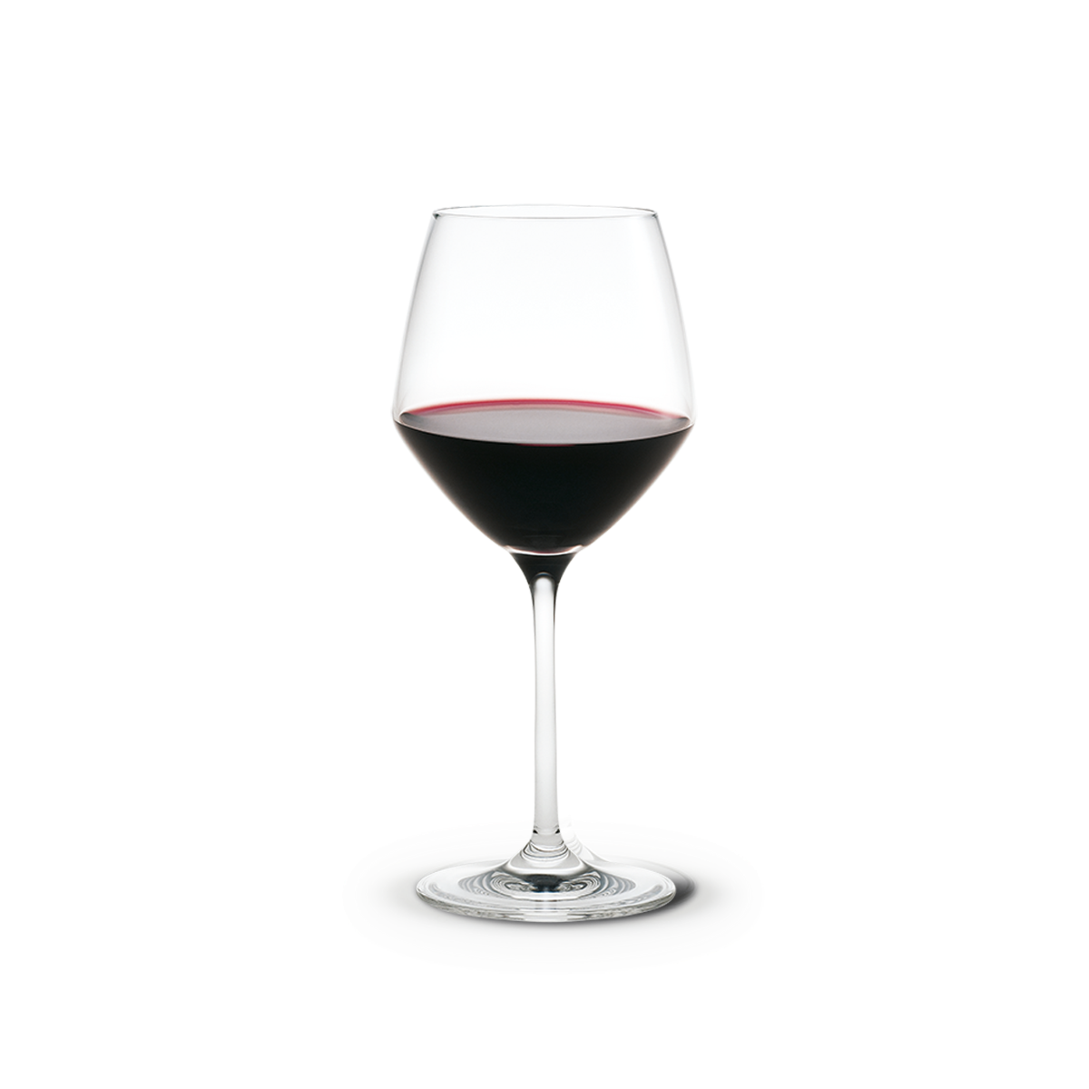 Bernadotte red wine glasses in lead-free crystal