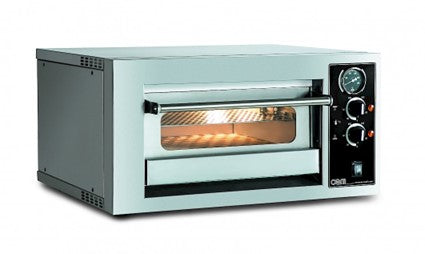 A commercial countertop pizza oven
