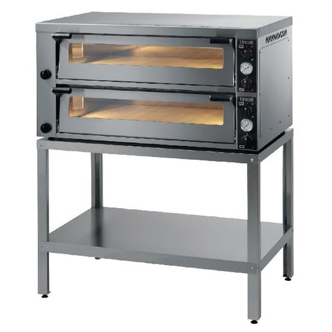 Standalone double deck commercial electric pizza oven