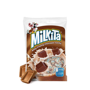 Milkita Milky Creamy Chocolate Candy Bag 4.23 oz - Aji - Bag Of Chocolate Candy