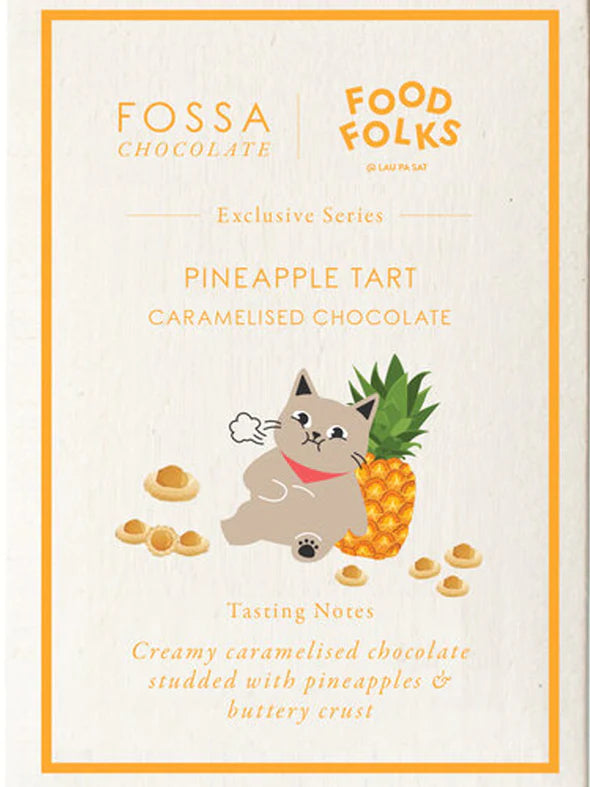 Fossa Pineapple Tart Caramelised Chocolate 50g