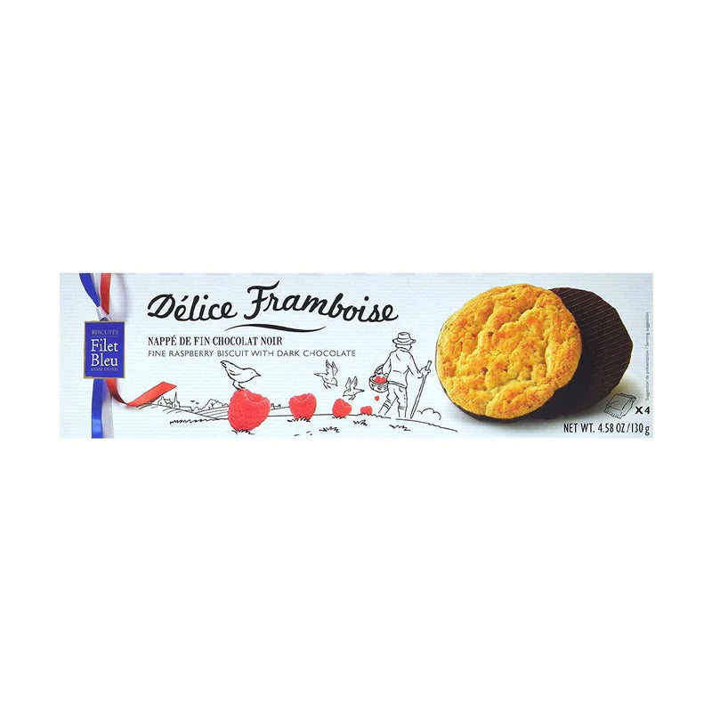 🇫🇷 Organic Petit Ecolier Butter Biscuits with Dark Chocolate by Filet  Bleu, 5.2 oz (150g)