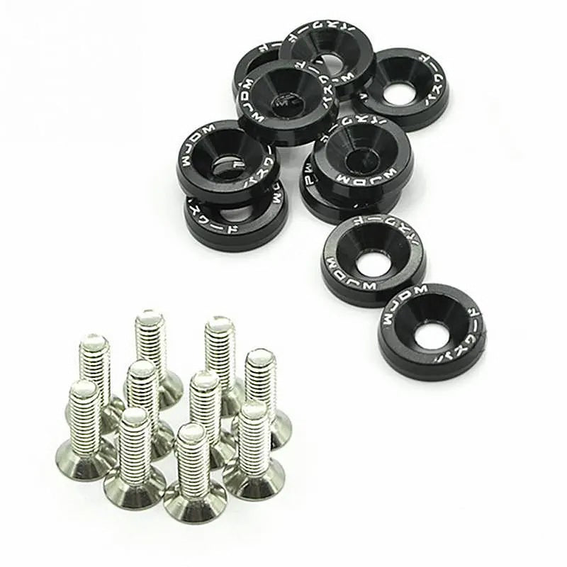 M6 Anodized Fender Washers & Bolts