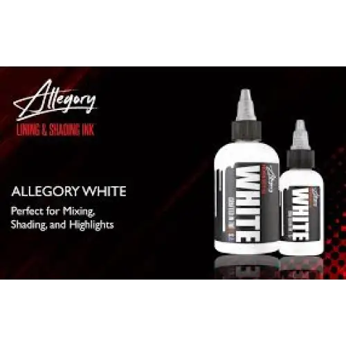 Allegory Premium Lining and Shading Tattoo Ink - Ultra Blak 2 oz