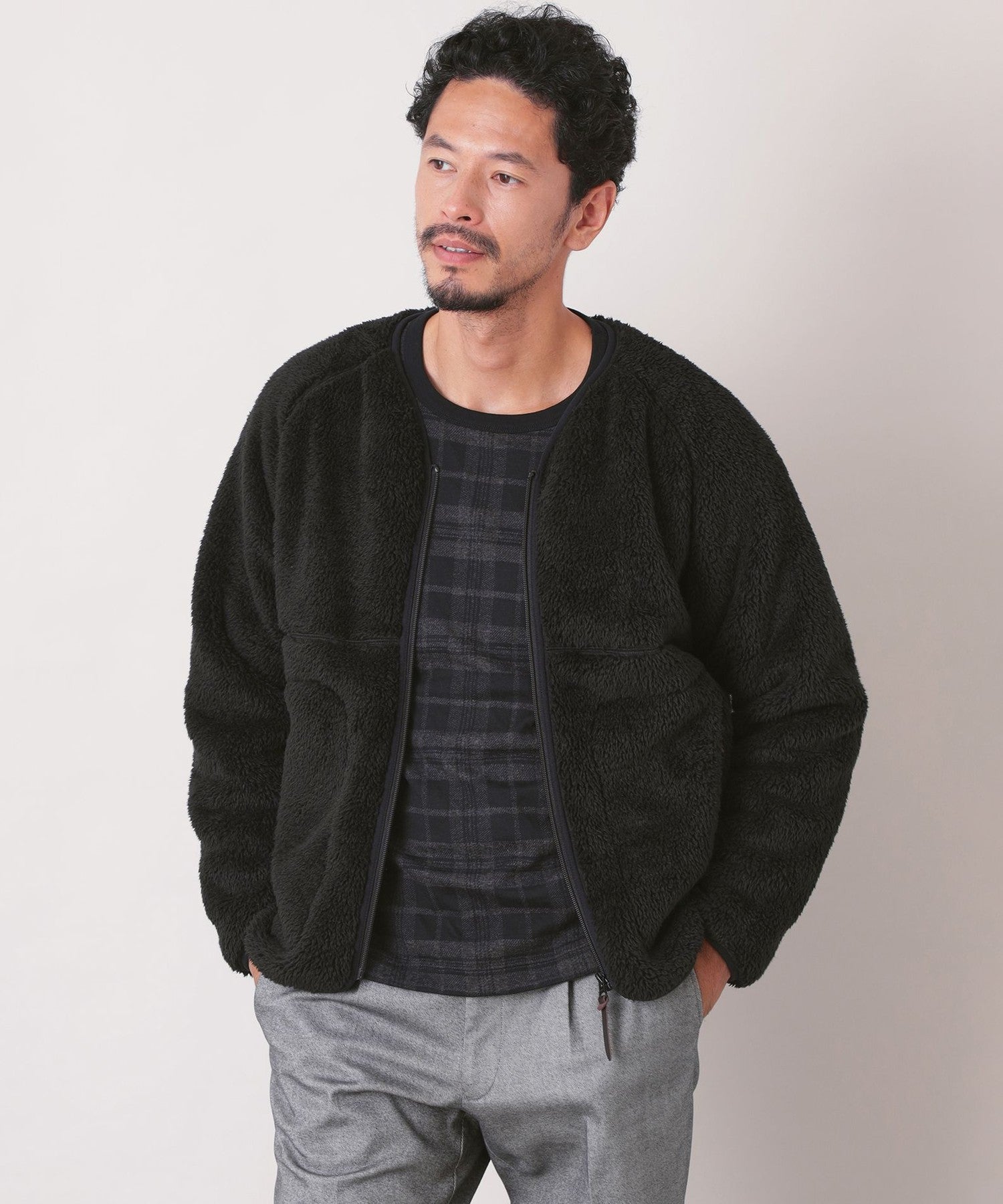 yTHE SCOTCH HOUSEz dqiRj Wrap Up Cardigan t[XJ[fBK ubN