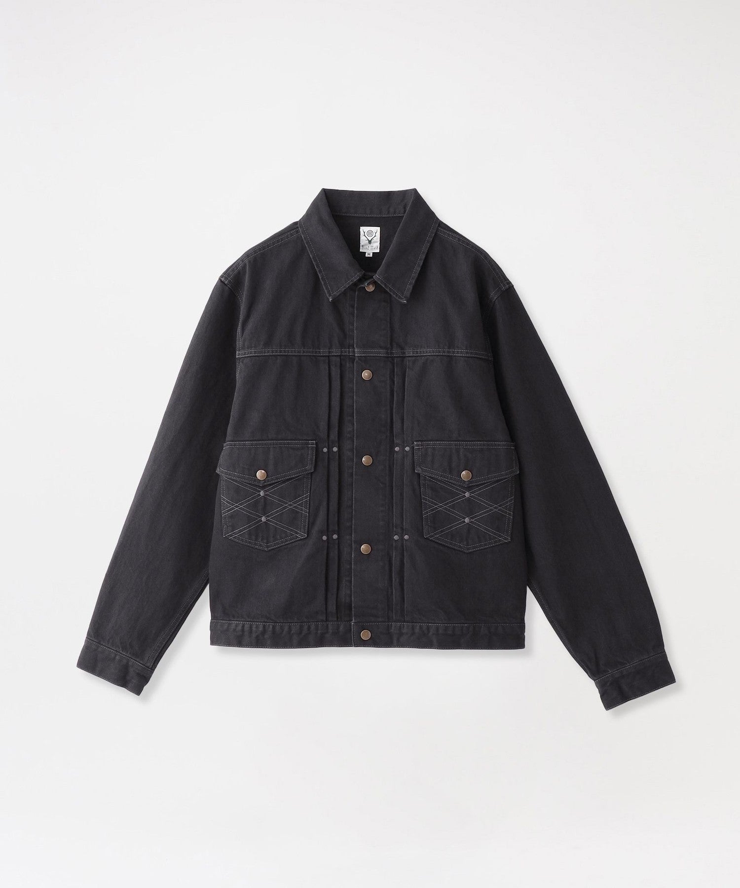 LOVELESS South2 West8/ġȥȡۥ㥱å Jean Jacket 13.5oz Denim PU474 Black