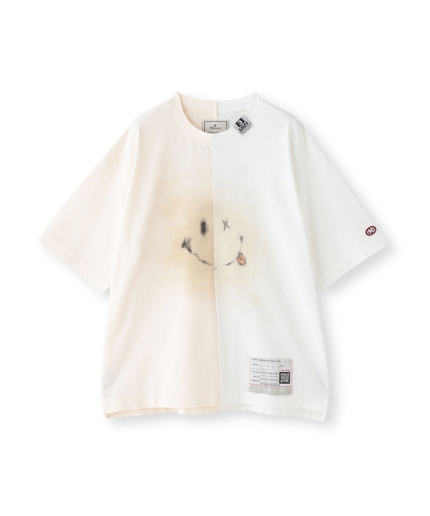 LOVELESS 24SS EXCLUSIVEMaison MIHARA YASUHIRO/᥾ߥϥ䥹ҥsmily face printed T-shirt եۥ磻