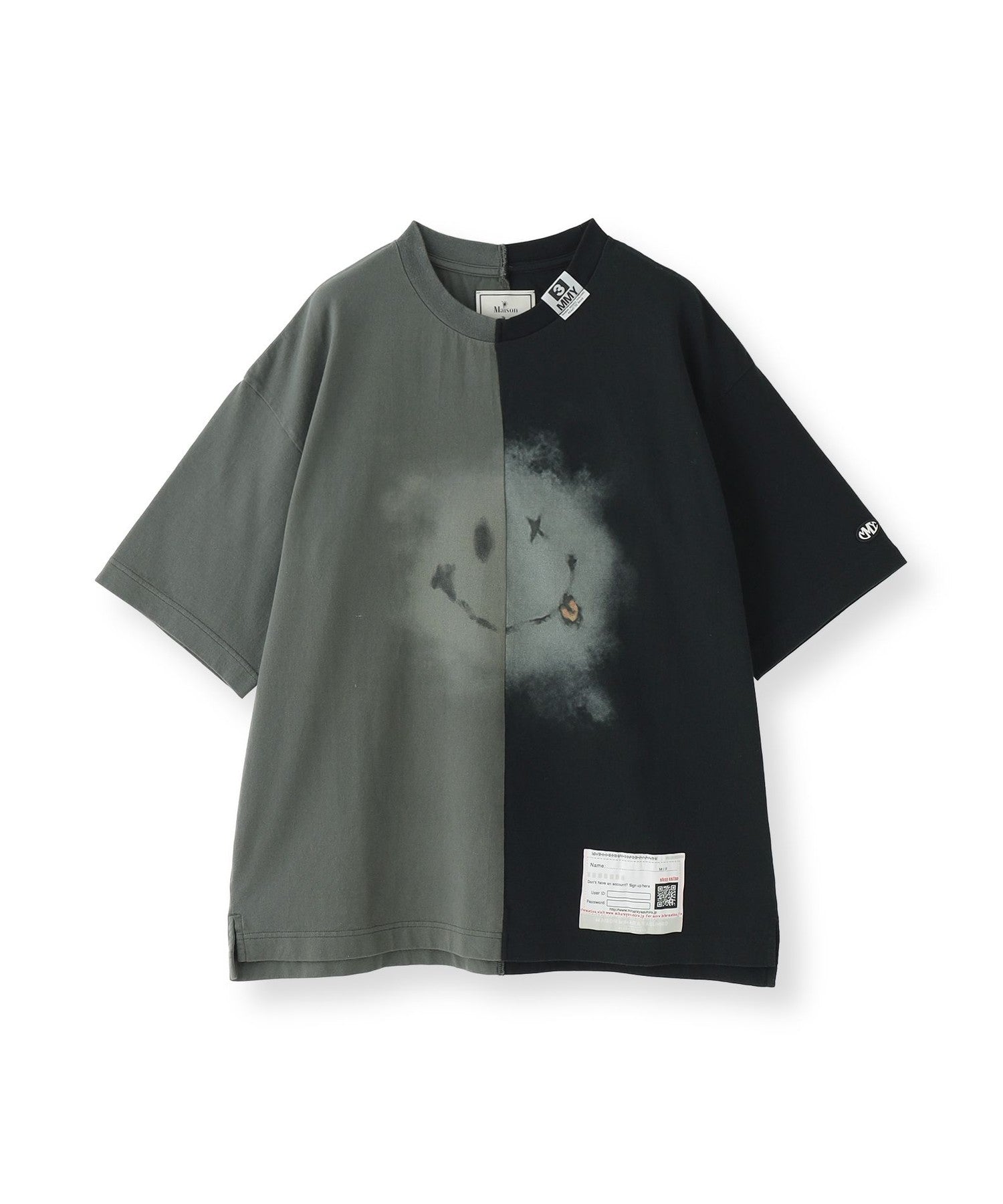 LOVELESS 24SS EXCLUSIVEMaison MIHARA YASUHIRO/᥾ߥϥ䥹ҥsmily face printed T-shirt 졼