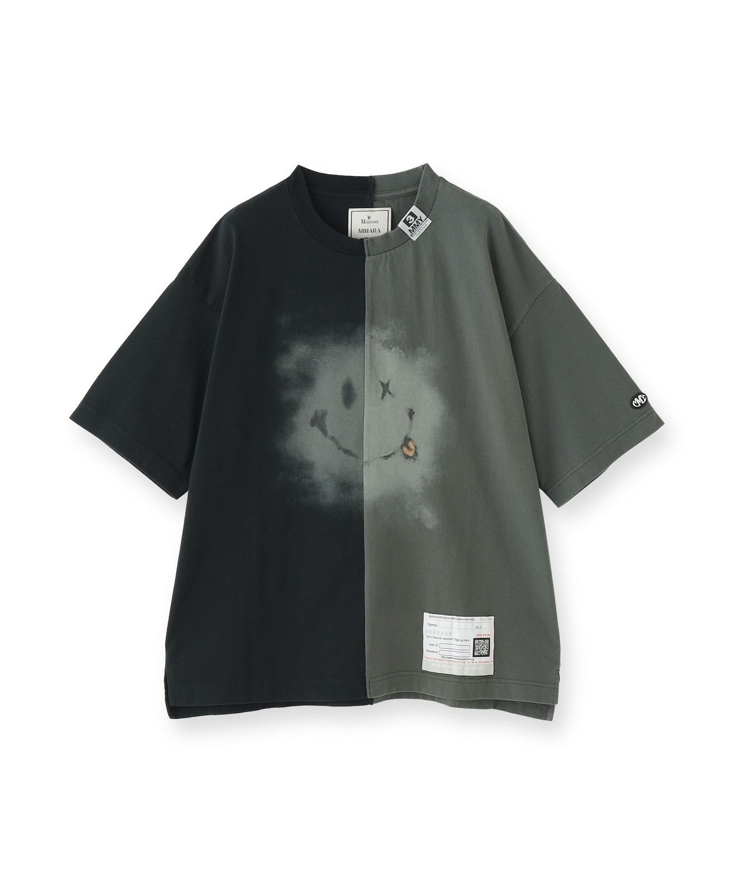 LOVELESS 24SS EXCLUSIVEMaison MIHARA YASUHIRO/᥾ߥϥ䥹ҥsmily face printed T-shirt 㥳륰졼