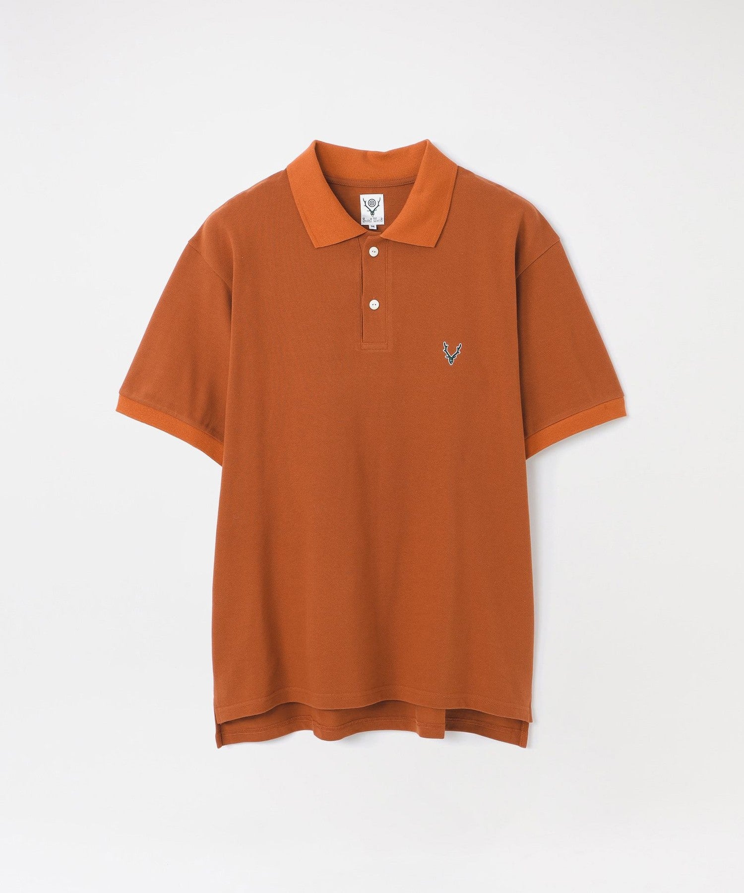 LOVELESS South2 West8ۥݥ S/S Polo Shirt -Cotton Pique OT614 Orange